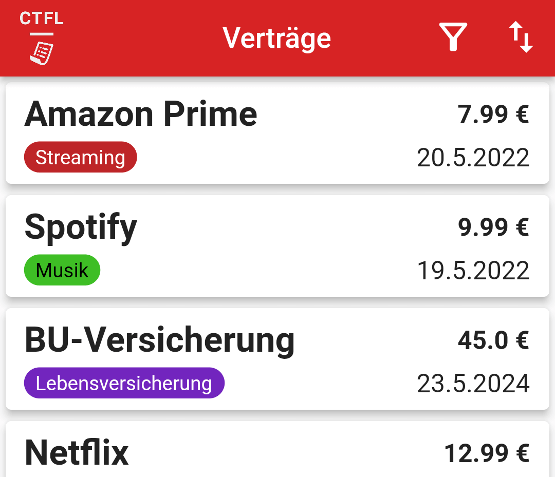 CTFL-Vertragsmanager